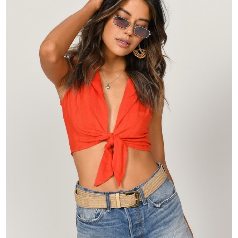 Orange top